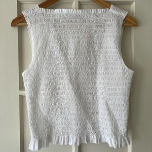 Everlane Crinkle Sleeveless Top